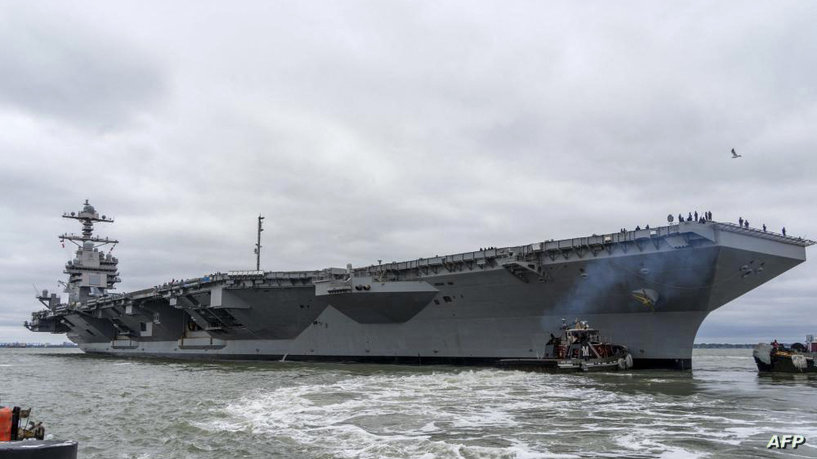بتكلفة 13 مليار دولار.. حاملة الطائرات الأميركية جيرالد فورد تدخل الخدمة